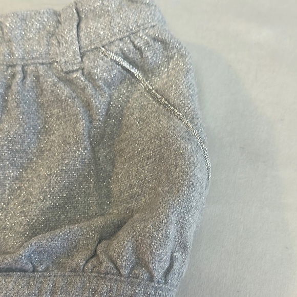 Gymboree Silver Elastic Waist Bubble Shorts - Picture 3 of 5